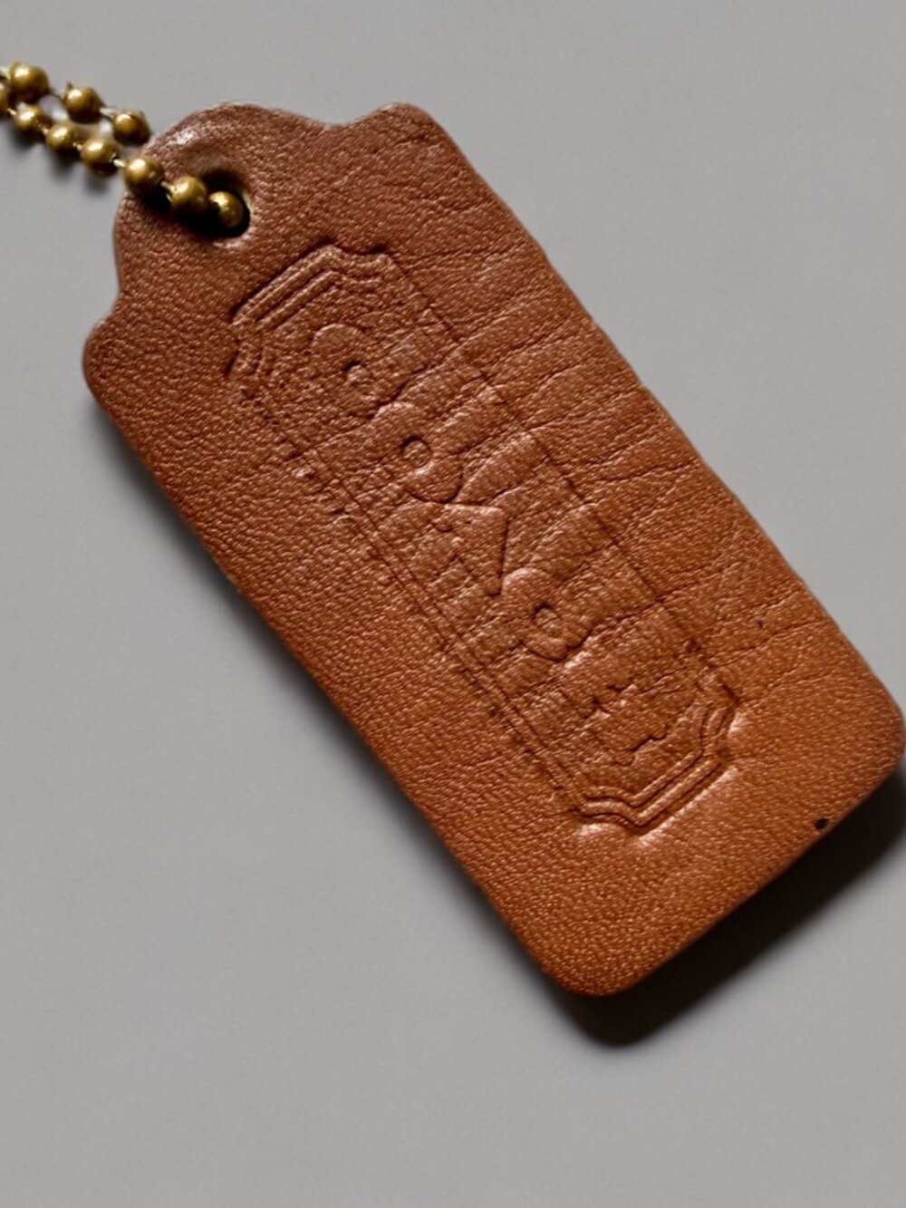 Coach Vintage British Tan Leather S-XS Double Pocket Turnlock Waist Pack 0516 - Picture 10 of 10